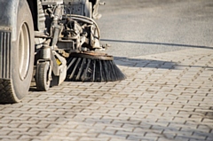 Litter collected from the gutters will be sorted and recycled. Stock photo