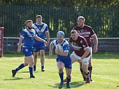 Dec Lawlor imposing himself on the game