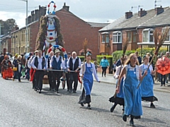 The annual rushcart procession in Whitworth is taking place on Sunday 1 September