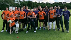 Dark Fruits FC vs Once Upon a Smile charity cricket game 