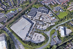 Aerial view of Sandbrook Park, Rochdale