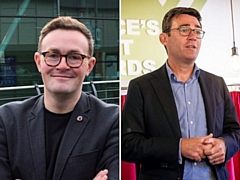 Heywood and Middleton MP Chris Clarkson (left) and five other GM Tory MPS have written to Andy Burnham (right) criticising his negotiation with government