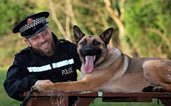 Jake with PC Andy Cale