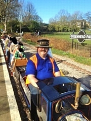 Alan Blacker on miniature railway