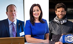 Rochdale AFC CEO David Bottomley, commercial director Frances Fielding, manager Brian Barry-Murphy are taking part in the webinar