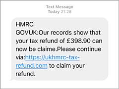 Scam text