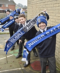 Pupils from St James C of E Primary School in Wardle