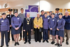 2301 Heywood Squadron – RAF Air Cadets helped with bag packing at Morrisons, Heywood to raise money for the Mayor's Charity Appeal