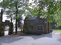 West lodge at the main entrance to Rochdale Cemetery (pictured in 2012)