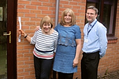 Gillian Smith, Joanne Pearson and Samuel O'Brien, the council's assistive technology support officer