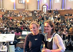 Chartered clinical psychologists, Dr Kirsty Hughes (right) and Dr Louise Mansell (left)