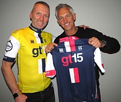 Geoff Thomas with Gary Lineker