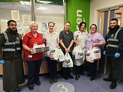 One Nation delivers hot food to The Royal Oldham Hospital