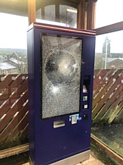 Damage at Littleborough Railway Station