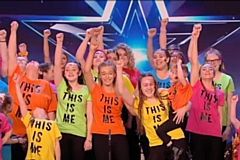 Sign along with us performing on Britain's Got Talent