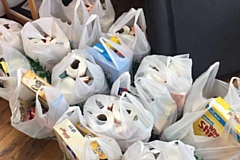 Care packages delivered by Rochdale Connections Trust to some of its most vulnerable families