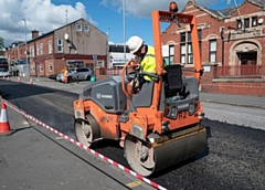 Work taking place on Tweedale Street last week