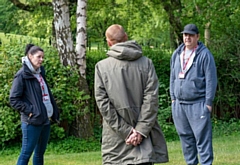 Alison Harrison and Ian Beasley engage with people on the streets and support them