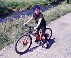 Molly cycled over 60 miles in five days