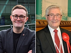 Chris Clarkson, MP for Heywood & Middleton, and Tony Lloyd, MP for Rochdale