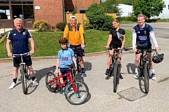 The group outside Rochdale Cricket Club on Sunday 17 May