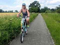 Pauline Cooper is a Bikeability instructor and an active member of several cycling clubs