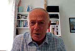 Sir Richard Leese at the press conference on 19 August