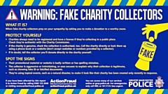 GMP has issued a warning on how to spot the signs of a charity fraudster