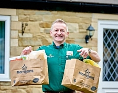 Morrisons doorstep delivery service offers next day delivery of goods