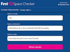 The Space Checker tool can predict how much space there will be on your bus up to seven days in advance