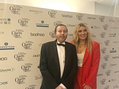 Hamish Graham with Teenage Cancer Trust Ambassador and singer-songwriter Ella Henderson