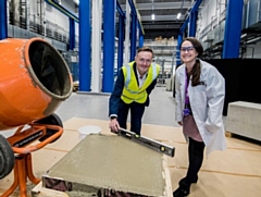 Chris Clarkson, MP for Heywood and Middleton, at University of Manchester's Graphene Engineering Innovation Centre (GEIC)