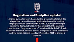 Statement from the FA