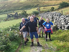 The team on Snowdon