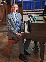 Concert pianist Duncan Glenday played at St Mary in the Baum on 27 October