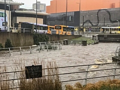 The River Roch, Smith Street, Rochdale 1pm Wednesday 20 January 2021 - Greg Couzens