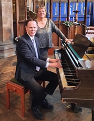 Angela Rowley (soprano) and Tim Kennedy (piano) performed at St Mary in the Baum on Wednesday 8 December