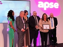 Representatives from Rochdale Council at the awards dinner