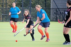 Paula McDonald (right) scored one of Rochdale's goals