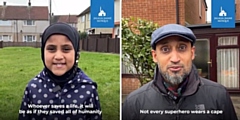 The short video made by Jalalia Jaame Mosque thanks carers and front line services