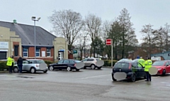 GMP officers carrying out the operation in Heywood town centre