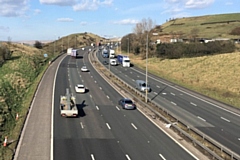 M62 towards Littleborough