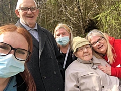 Staff and residents of Barley View are stepping out for Dementia UK