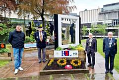 Councillor Billy Sheerin commemorated the centenary of the Royal British Legion on Saturday 15 May at Rochdale Memorial Gardens