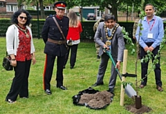 In attendance at Kingsway were the Mayoress of Rochdale, Deputy Lieutenant Ian Sandiford, Mayor of Rochdale and ward councillor Shakil Ahmed