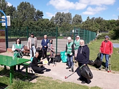 Milkstone and Deeplish councillors, local residents, young people and Rochdale Environmental Action Group (REAG) organised a litter pick event at Stoneyfield, Sparthbottoms and Broadfield Park