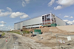 The unit at 'Plot H' of Kingsway Business Park under construction in 2016