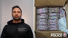 Over £1million in cash was seized from fraudster Aram Sheibani