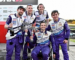 Matty (second left) and his teammates with their trophies