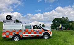 Rossendale & Pendle Mountain Rescue Team volunteers were mobilised along with the North West Air Ambulance Charity